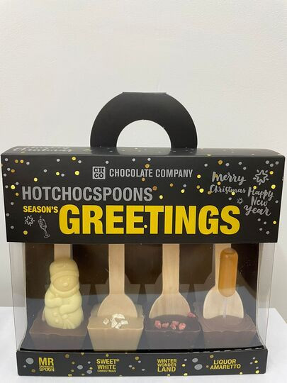  TM LORD Набор шоколадных ложек «SEASON`S GREETINGS» (4 ложки по 50 гр), 200гр в Находке