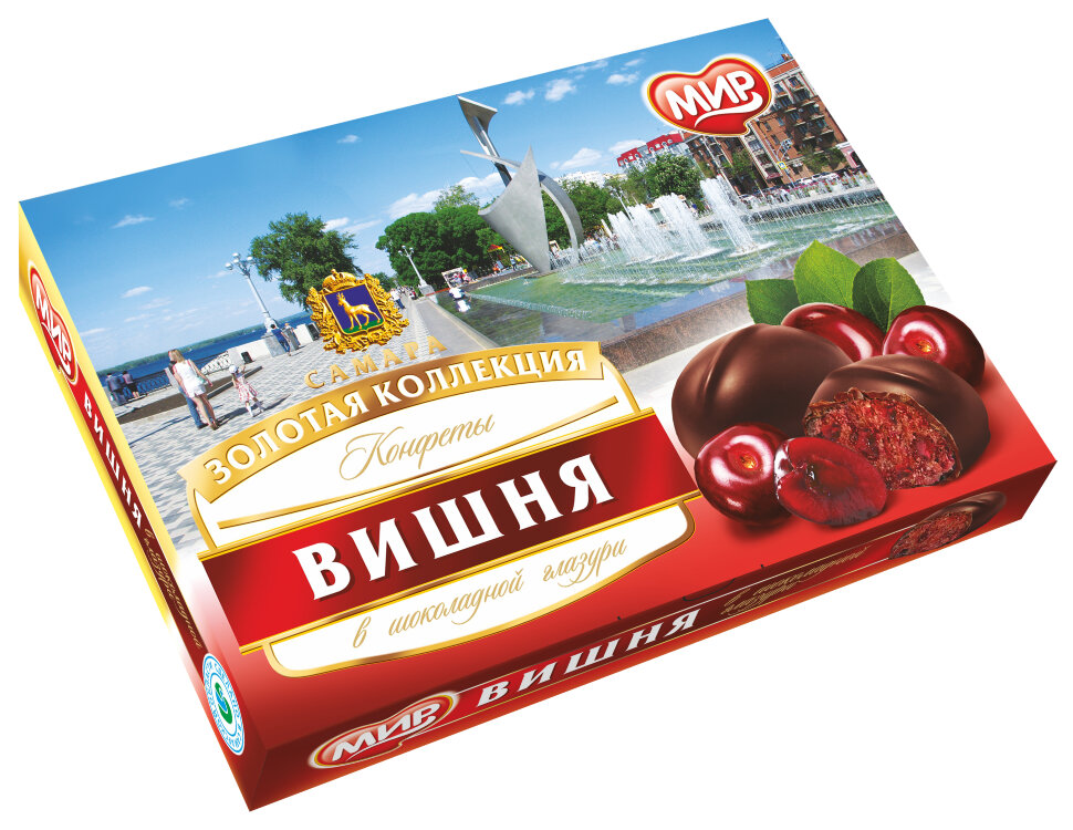  КФ МИР Вишня в шоколадной глазури 160г в Находке