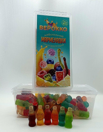  Жевательный мармелад Бутылочки, 250г      в Находке